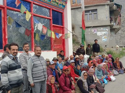 एक दिवसीय प्रशिक्षण शिविर- कोलंग,लाहौल-स्पीति
