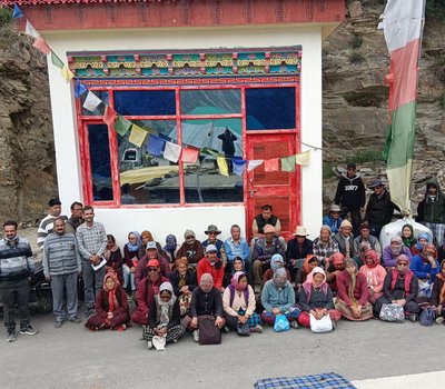एक दिवसीय प्रशिक्षण शिविर- कोलंग,लाहौल-स्पीति