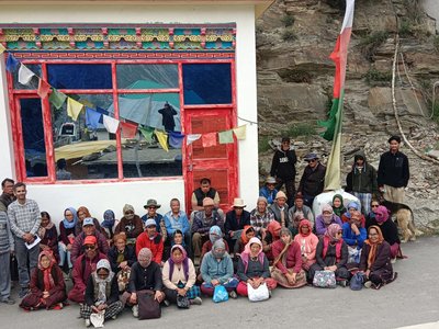 एक दिवसीय प्रशिक्षण शिविर- कोलंग,लाहौल-स्पीति