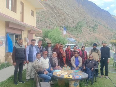 एक दिवसीय प्रशिक्षण शिविर-जिस्पा,लाहौल-स्पीति
